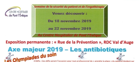 Semaine de la sécurité du patient 2019